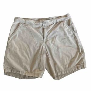 Men’s Columbia shorts light khaki size 36 inseam 7 inches flat front